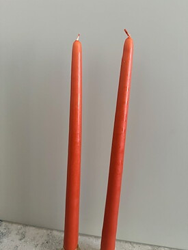 Antikljus CARL LARSSON35cm handstöpta 6-pack ROSTRÖD