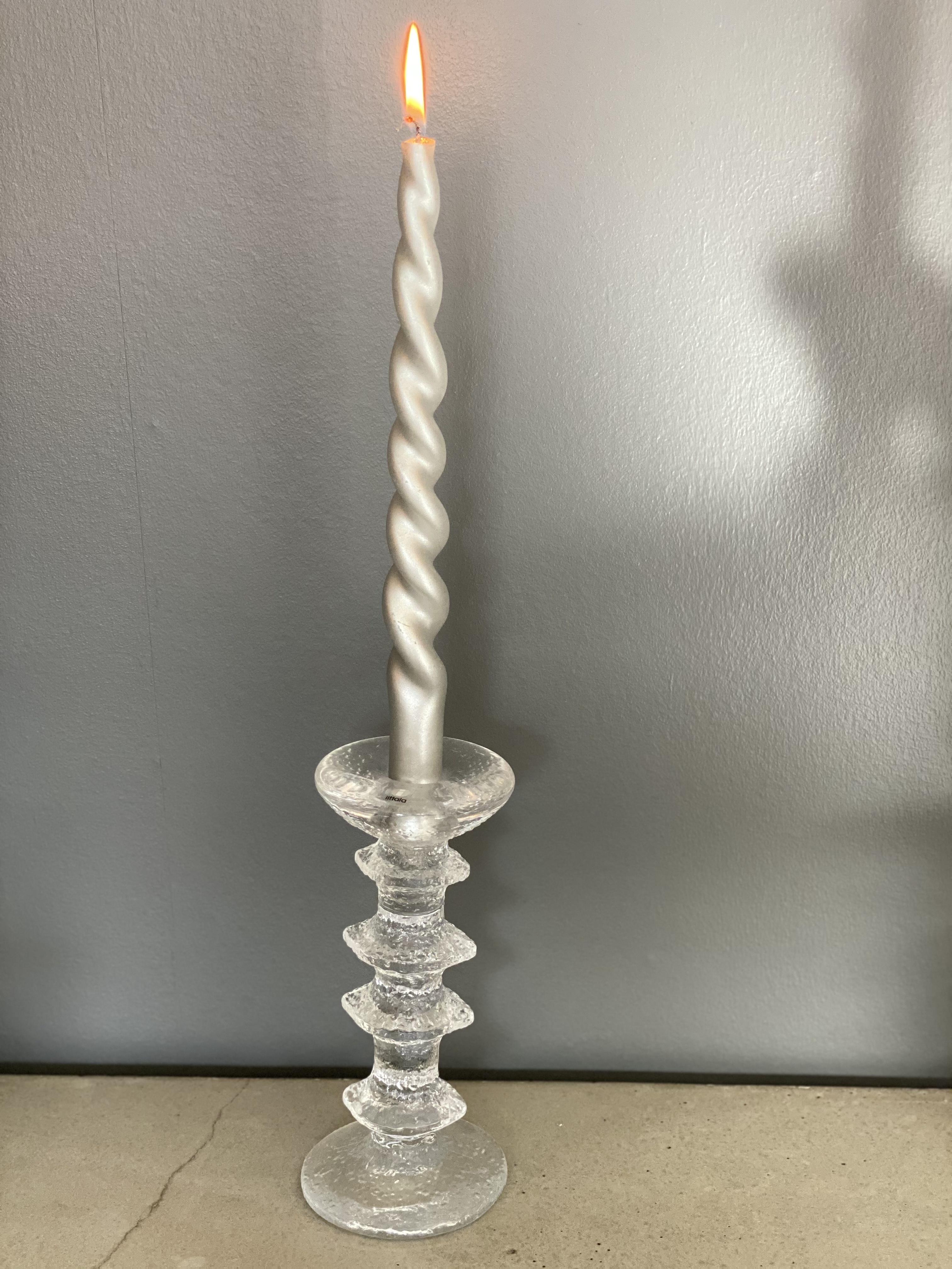 Skruvat ljus  METALLIC SILVER - 9