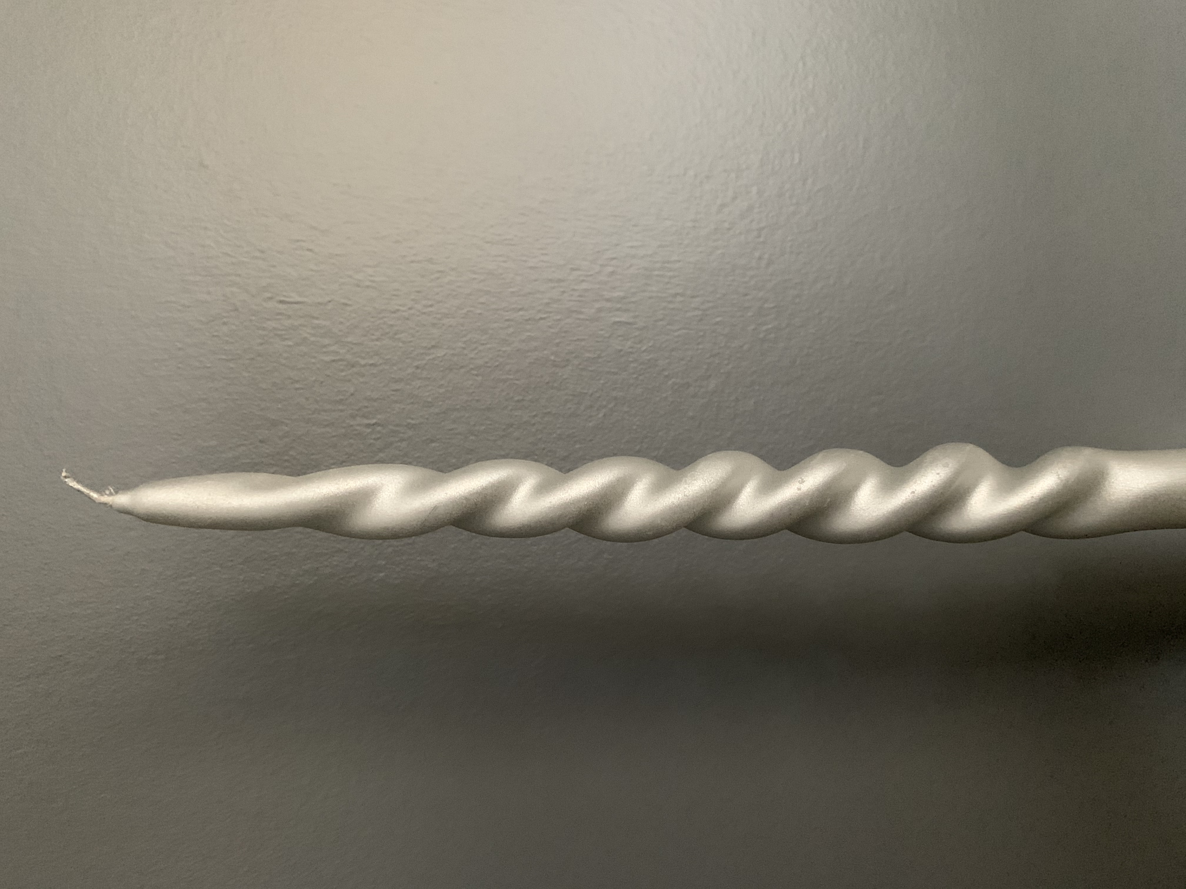Skruvat ljus  METALLIC SILVER - 7