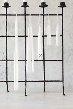 Handdipped candles 17,5cm and 1,2cm thick