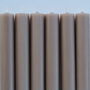 Rustic candles w flat top LINEN