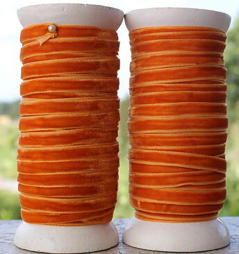 Sammetsband orange