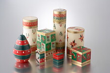 Handmålade ljus Christmas collection