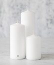 Blockljus 5x12cm klarlack 
