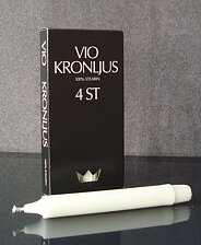 Kronljus 4-pack vita