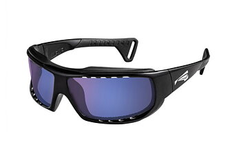 LiP Watersports Sunglasses - Typhoon (Matt Black/Lense: Pacific Blue)