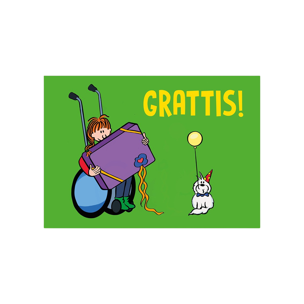 Vykort Grattis flera storlekar