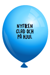 Ballonger svenska set om 6 st - 3