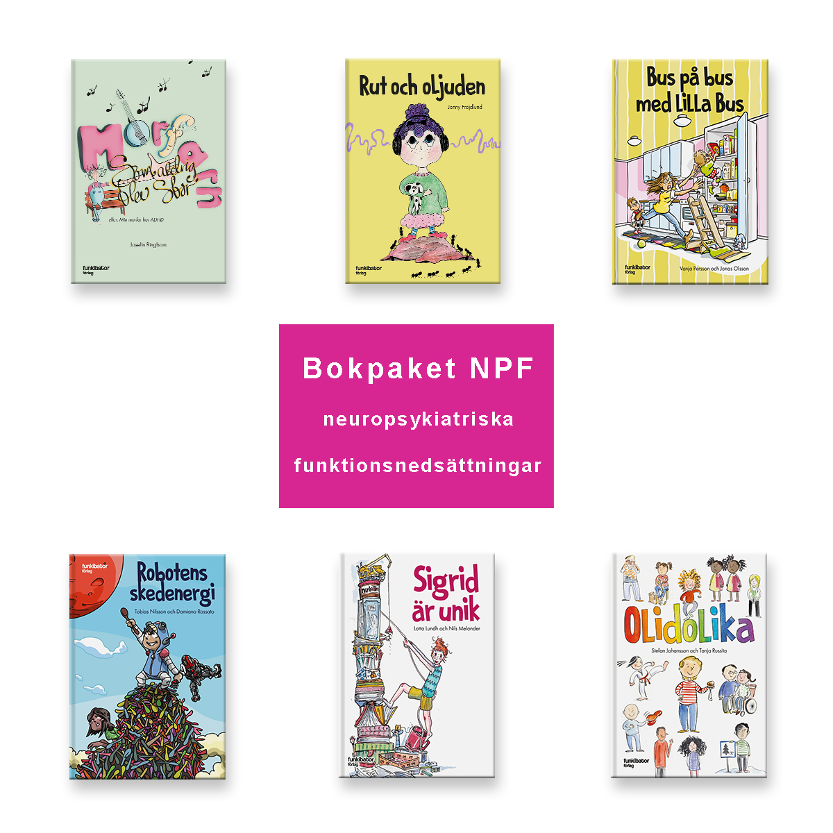 Bokpaketet NPF (6 böcker) - 2