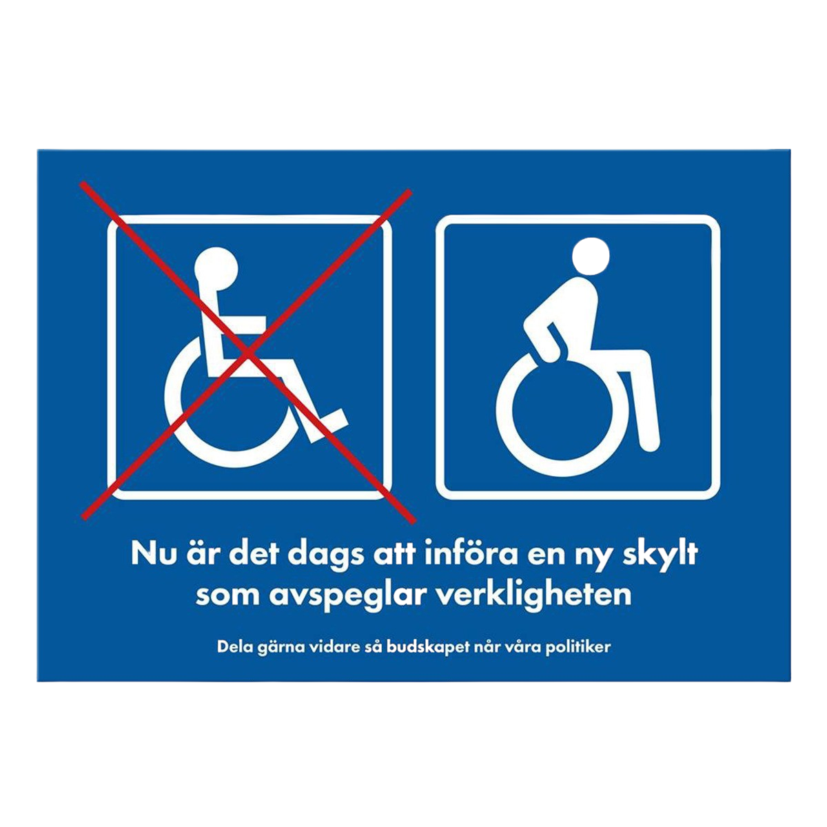 Rullstolssymbol (ny aktiv variant)