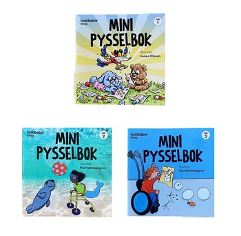 Mini Pysselbok set om 3 st