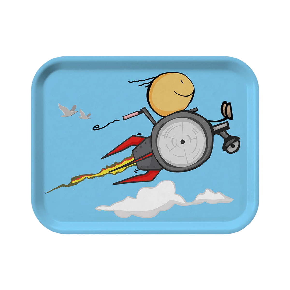 Bricka Raketrullstol