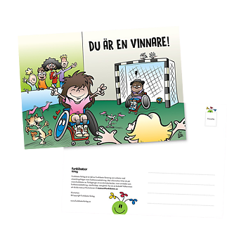 Vykort Vinnare (A5)