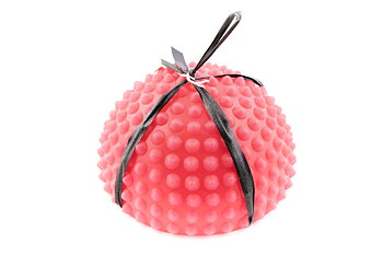 Massageboll Senso, halvklot, rosa, 16 cm, mjuk