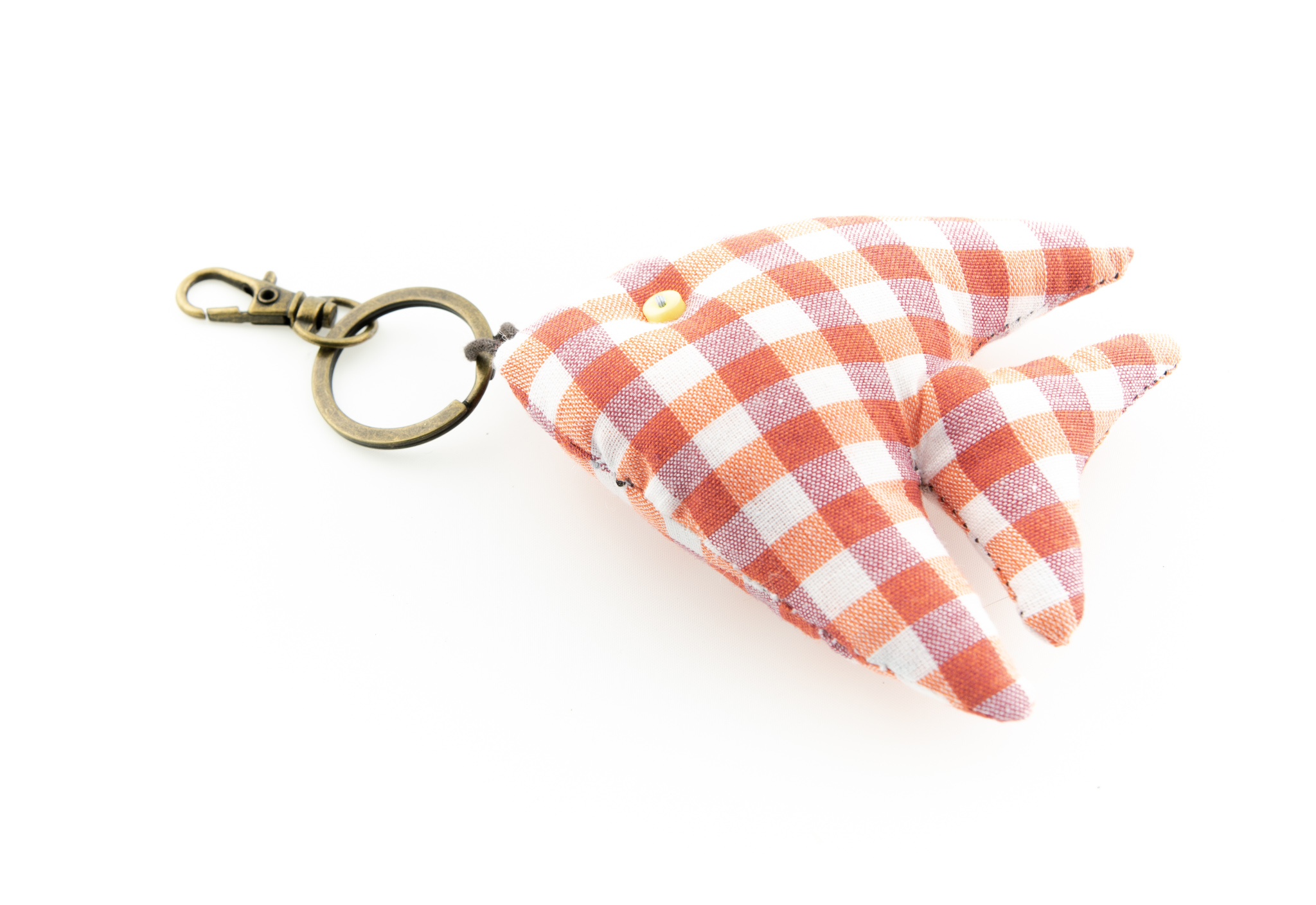 Välgörenhetsfisk nyckelring textil liten - 4