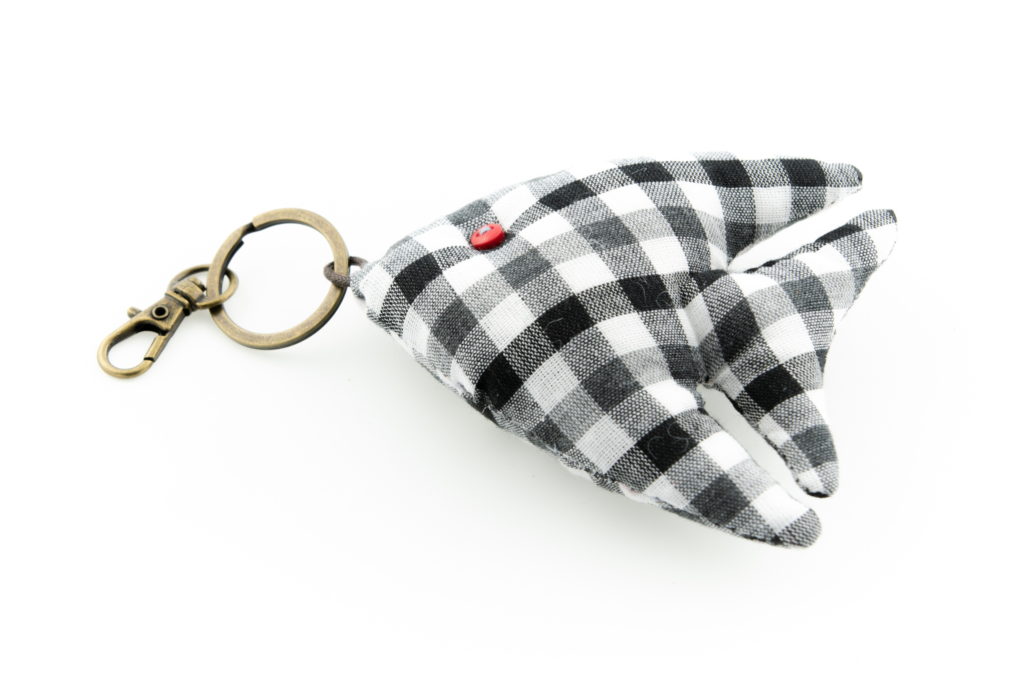 Välgörenhetsfisk nyckelring textil liten - 3