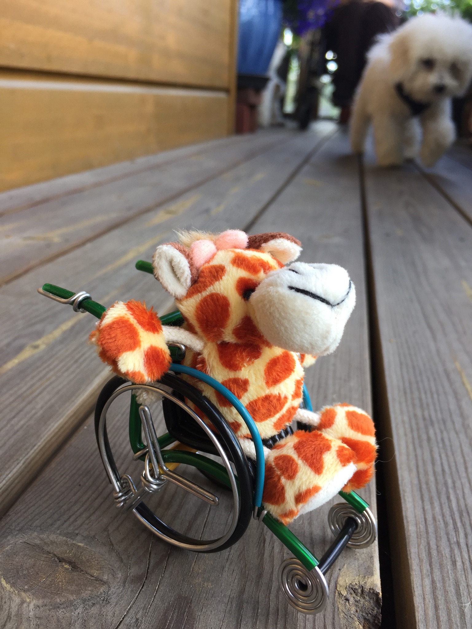 Smådjur Giraff (till minirullstol eller nyckelknippa) - 4