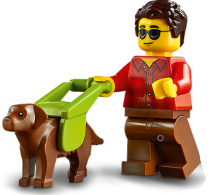 LEGO Ledarhund flera färger