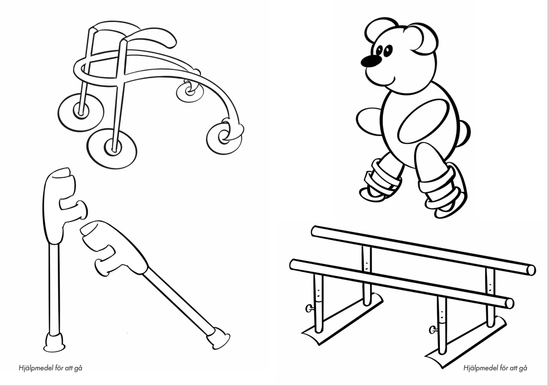 Funkismålarbok - Hjälpmedel  - 3
