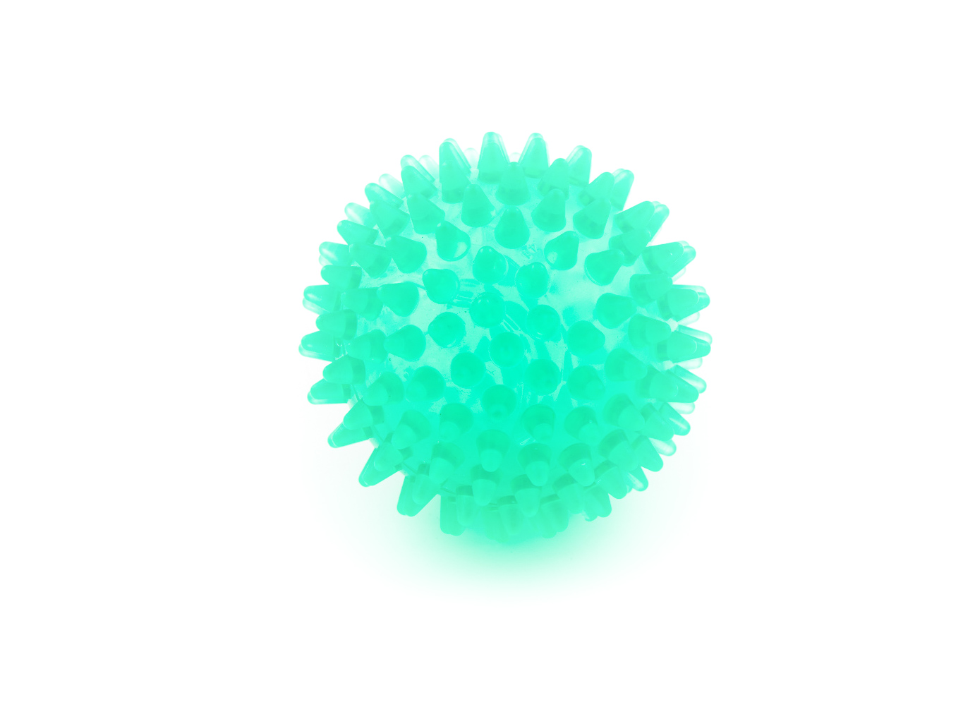 Massageboll Lillsputnik, grön, 8 cm, hård