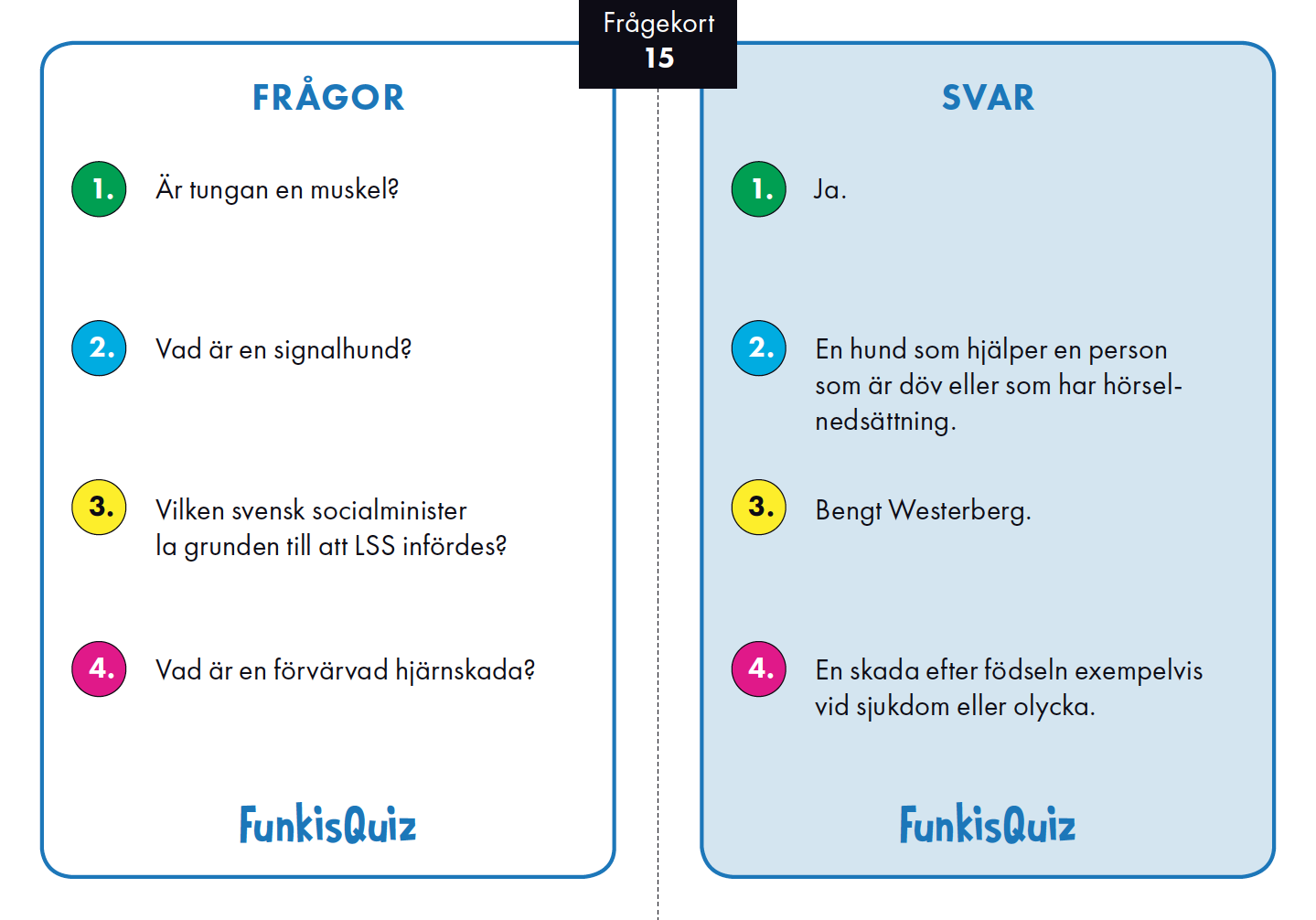 FunkisQuiz med funkisfrågor - 5