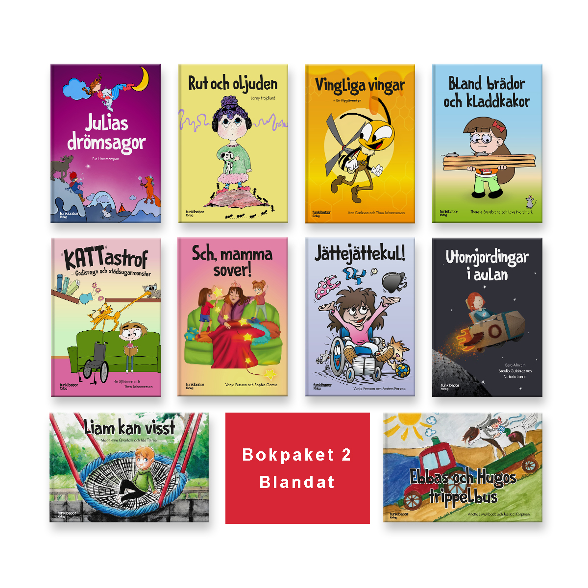 Bokpaket nr 2 (10 böcker)
