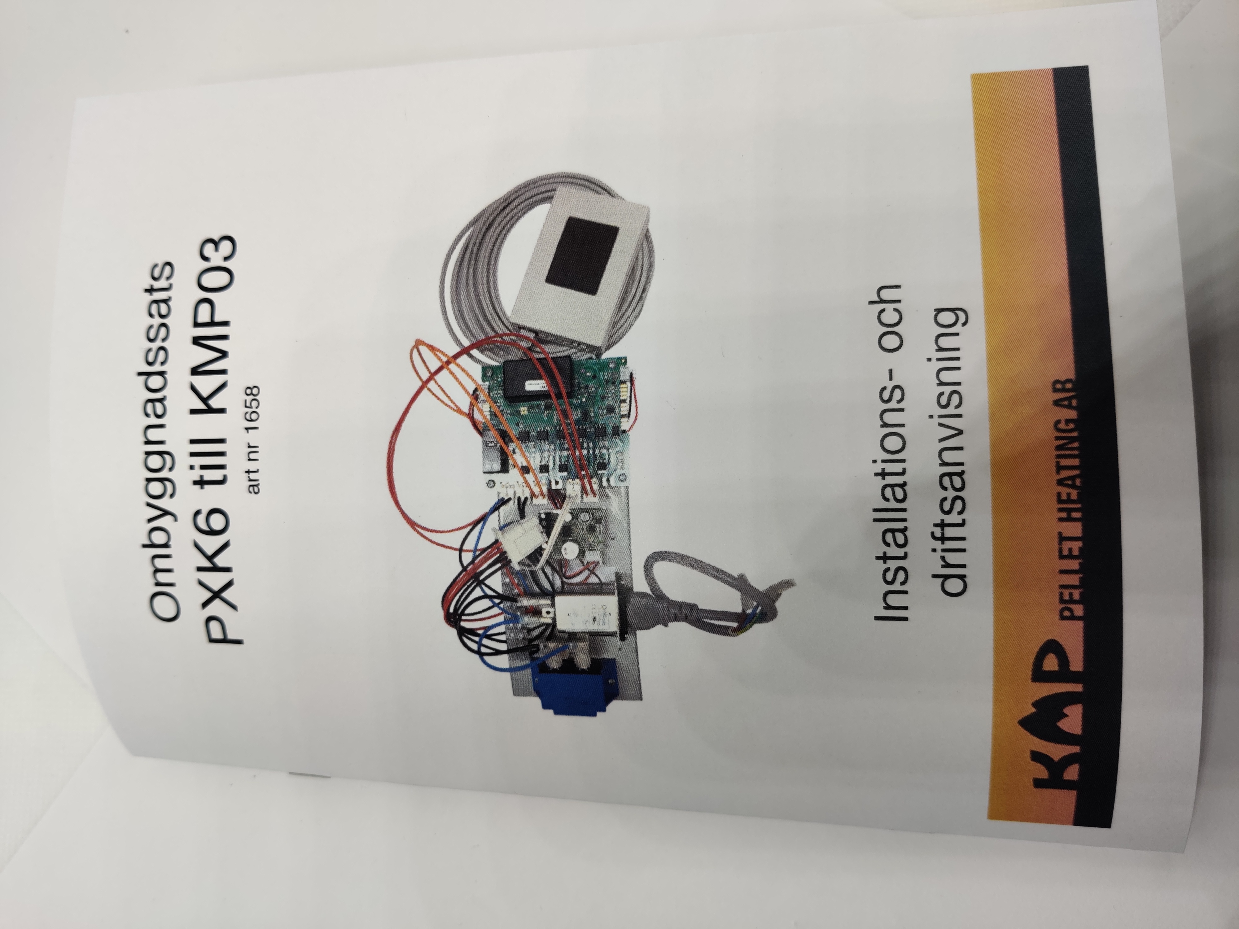 Ombyggnadssats PXK6 till KMP03 s - 4