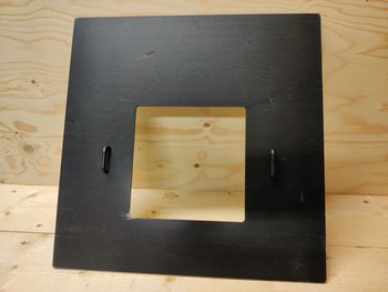 Anslutningsram 4 mm kpl 400x400 mm