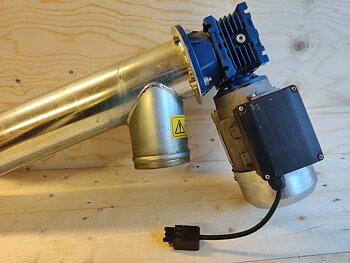 Externskruv 1,5 m med 250W motor