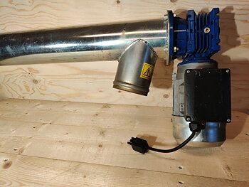 Externskruv 2,3 m med 250W motor