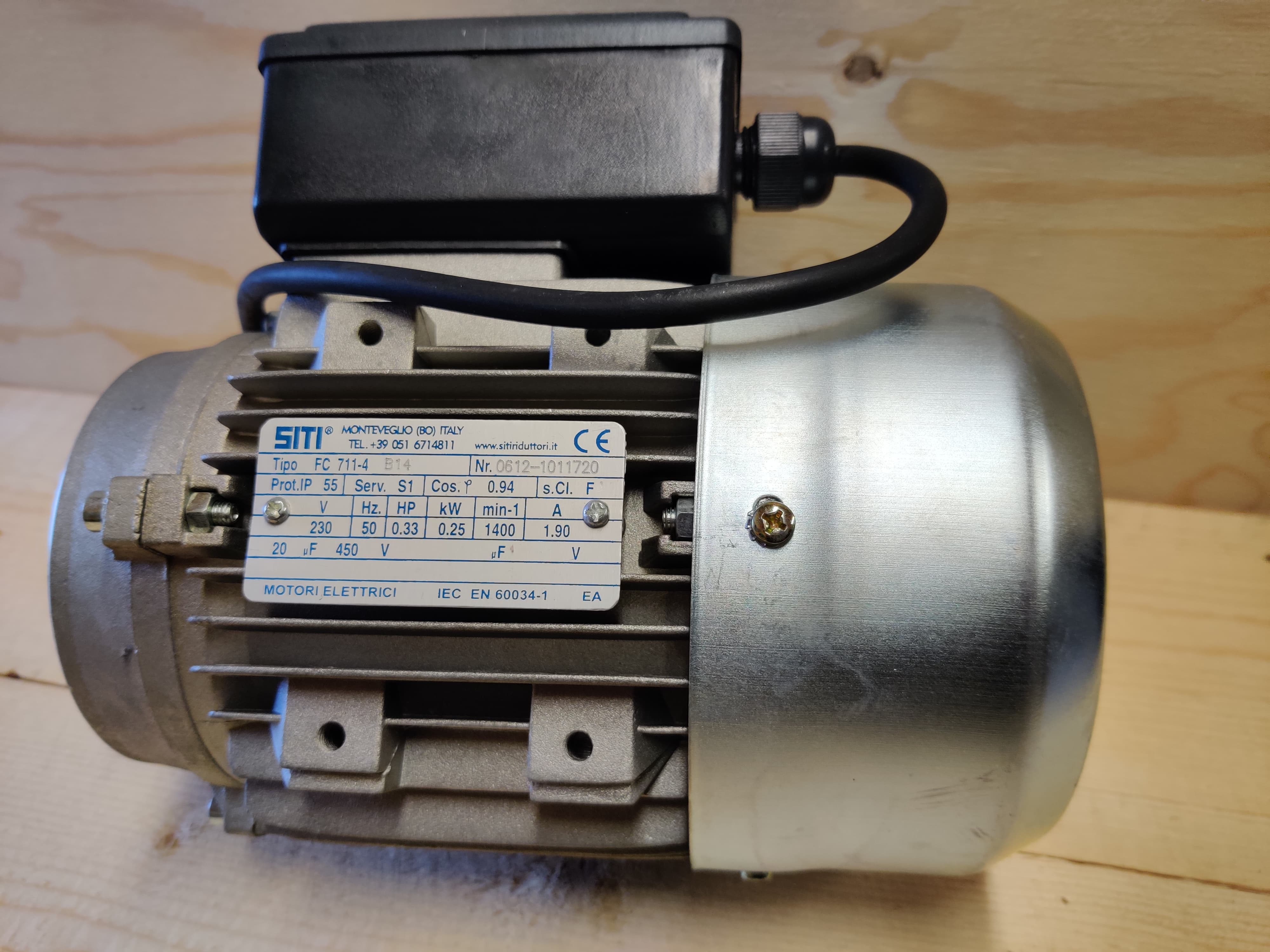 Externmotor 250w 1-fas - 2