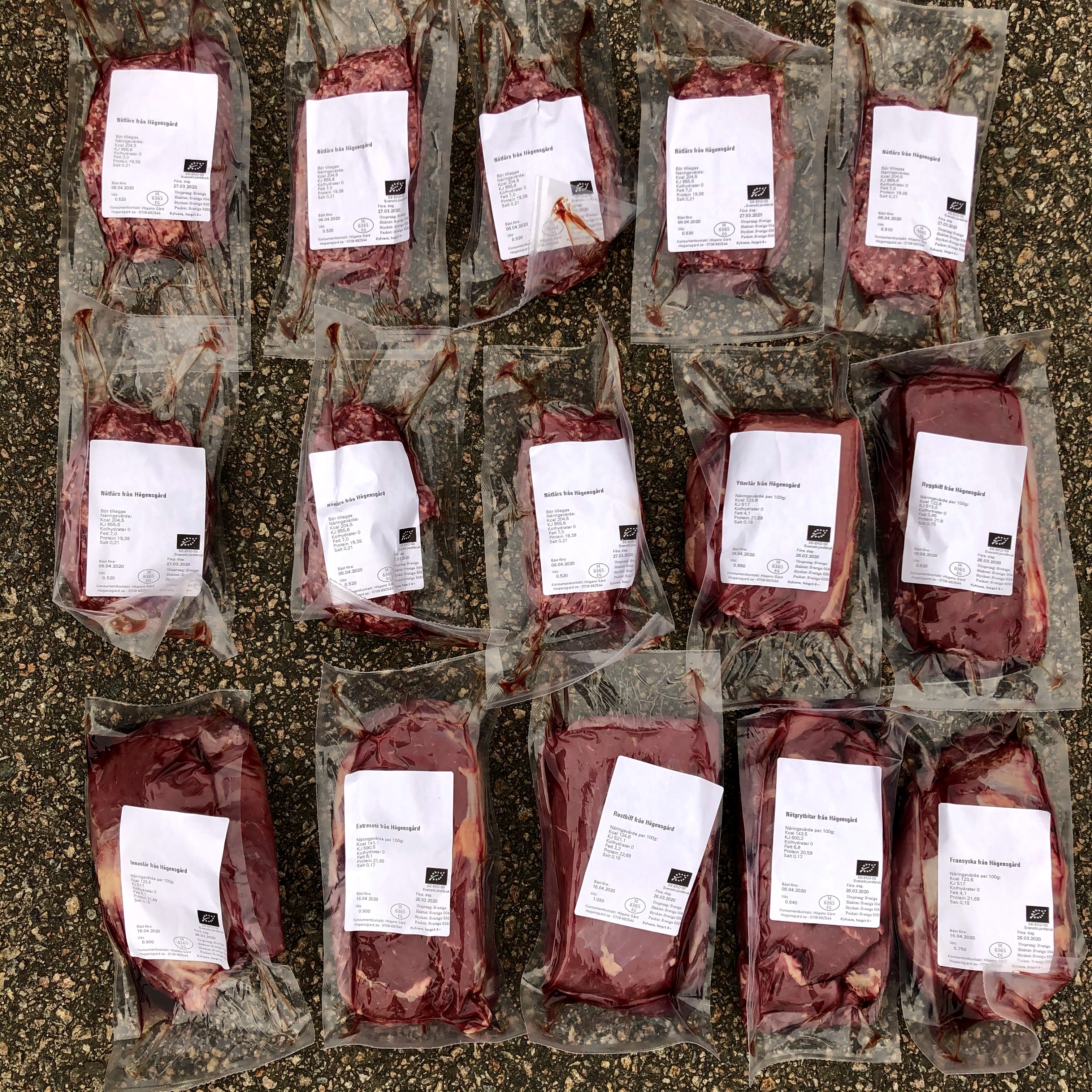 Köttlådan - originalet 25-35 Kg, utlämning Lördagen 26 September (Pris per kg) - 2