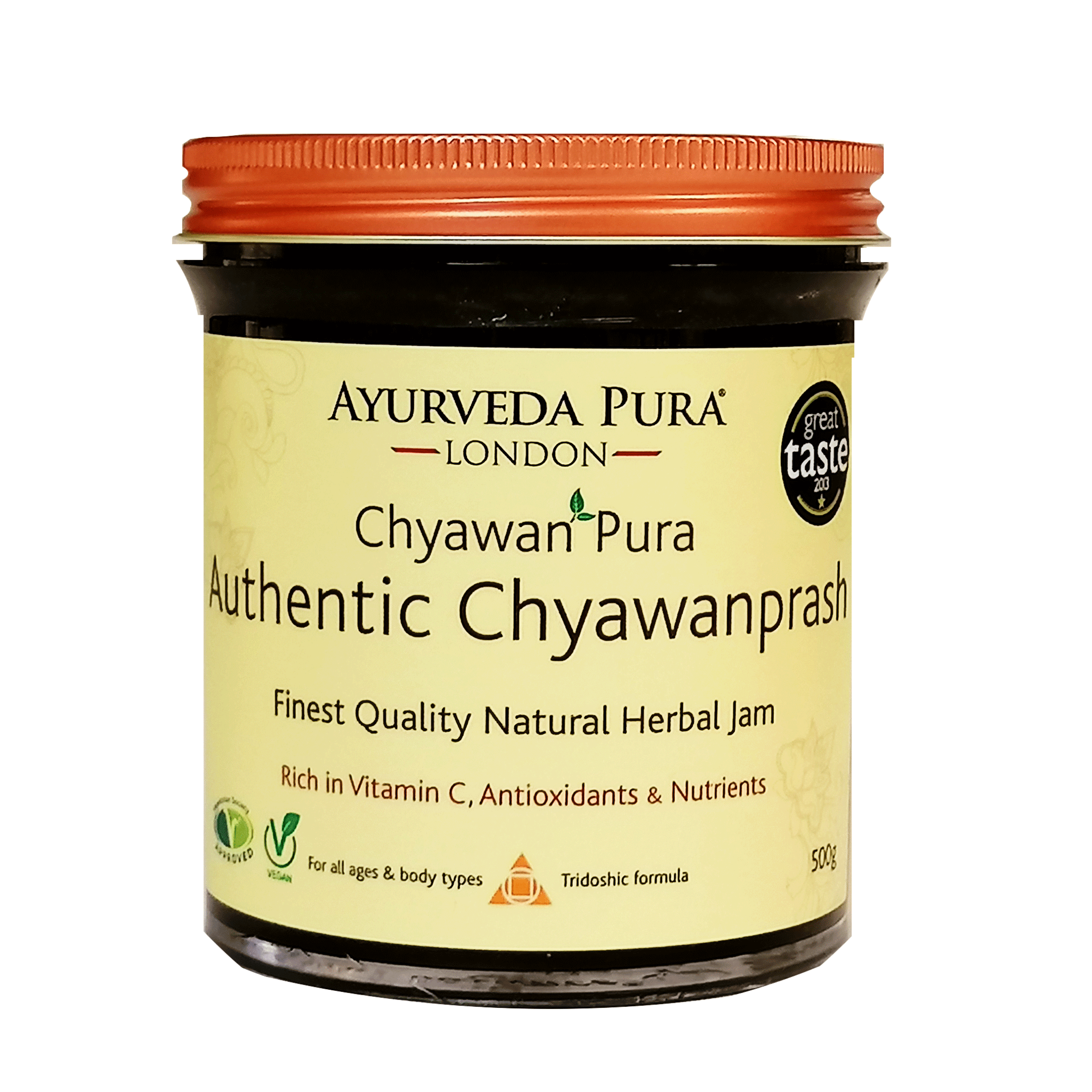 Chyawan Pura 500g, Ört och fruktpasta AyurVeda Livsbalans