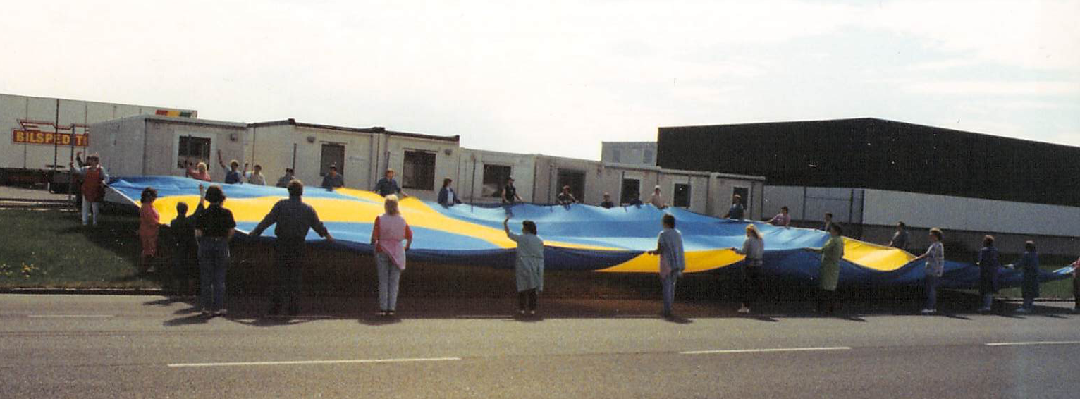 Tifo flagga - läktarflagga - 2