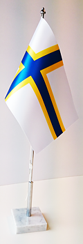 Bordsflagga Sverigefinsk 24x16 cm