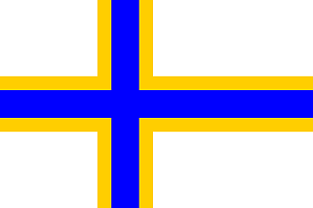 Table flag Swedish / Finnish 24x16 cm
