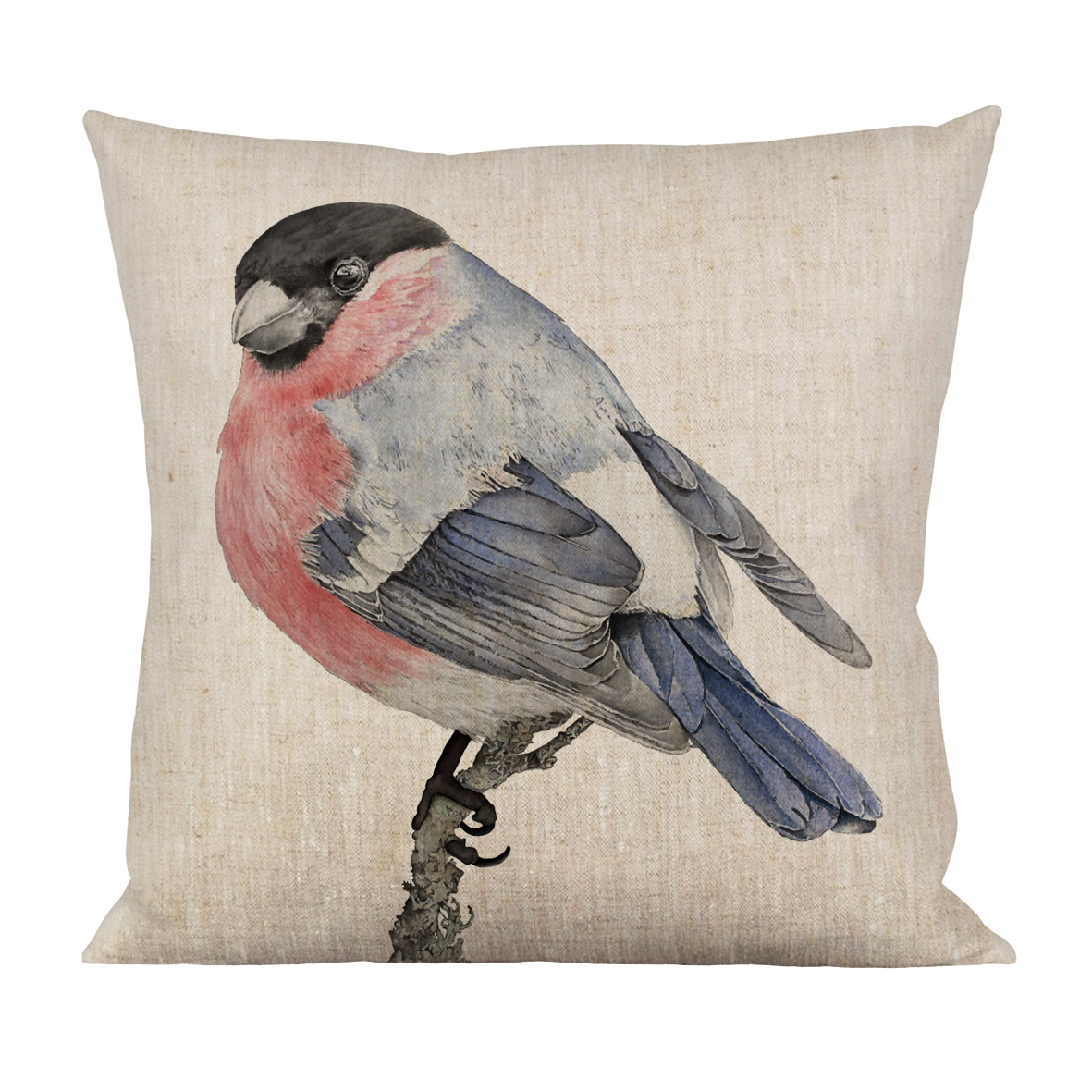 CUSHION BULLFINCH/RED ROBIN