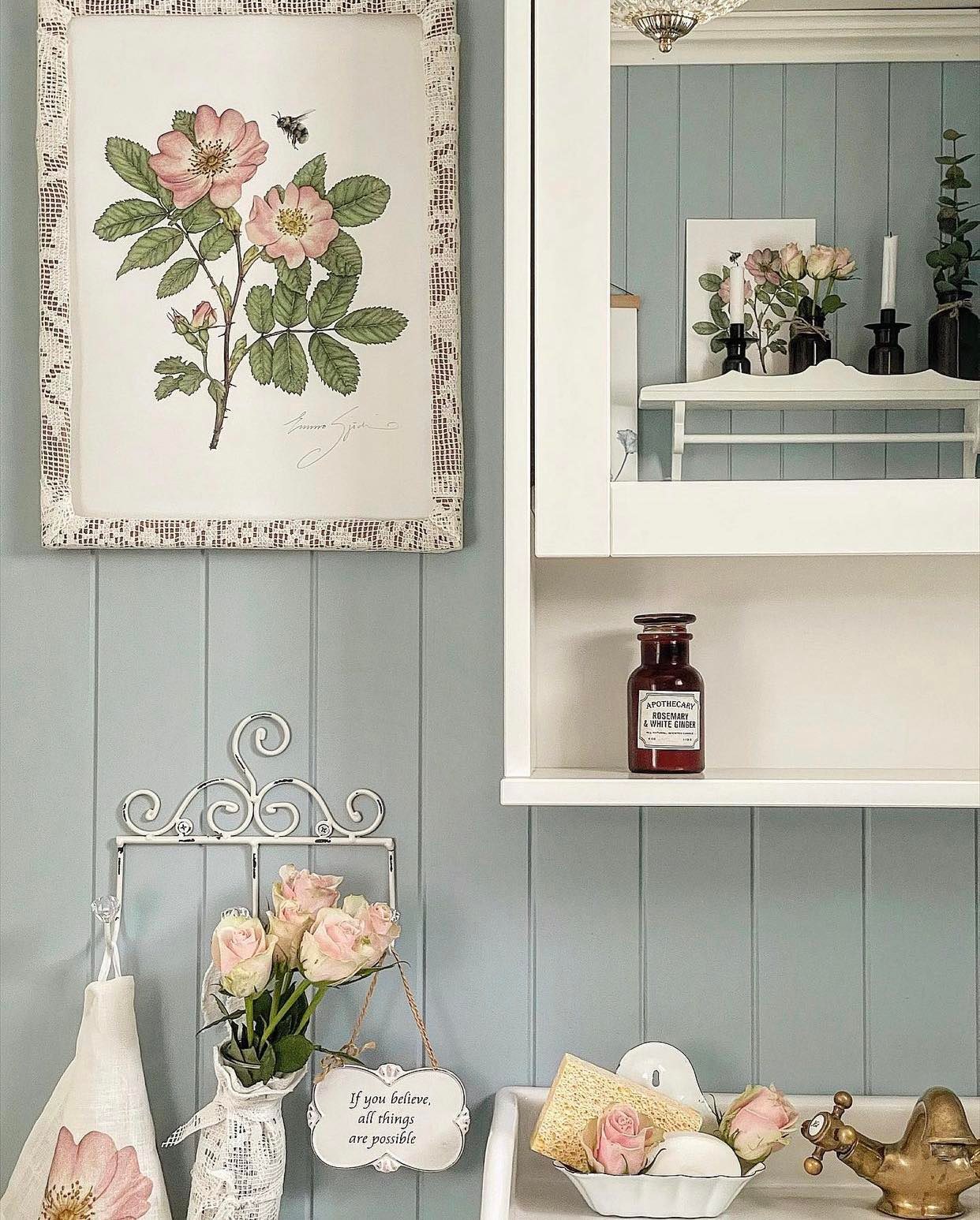ART PRINT WILD ROSE 30x40