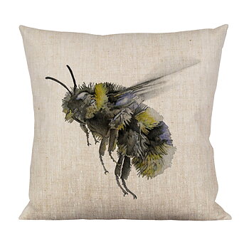 CUSHION BUMBLEBEE/WILD ROSE