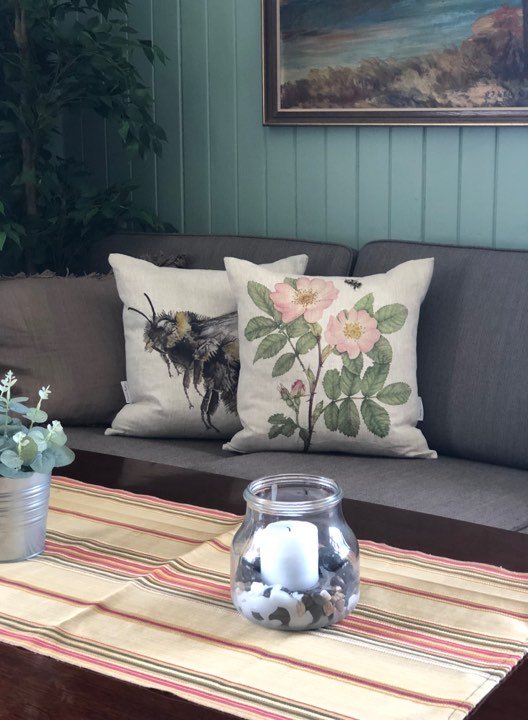 2-PIECE CUSHION BUMBLEBEE/WILD ROSE - 10