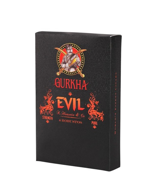 Gurkha Evil Robusto 5x4p - 20 cigarrer