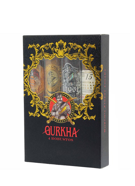 Gurkha Presentask 4 cigarrer - 5 askar per kartong