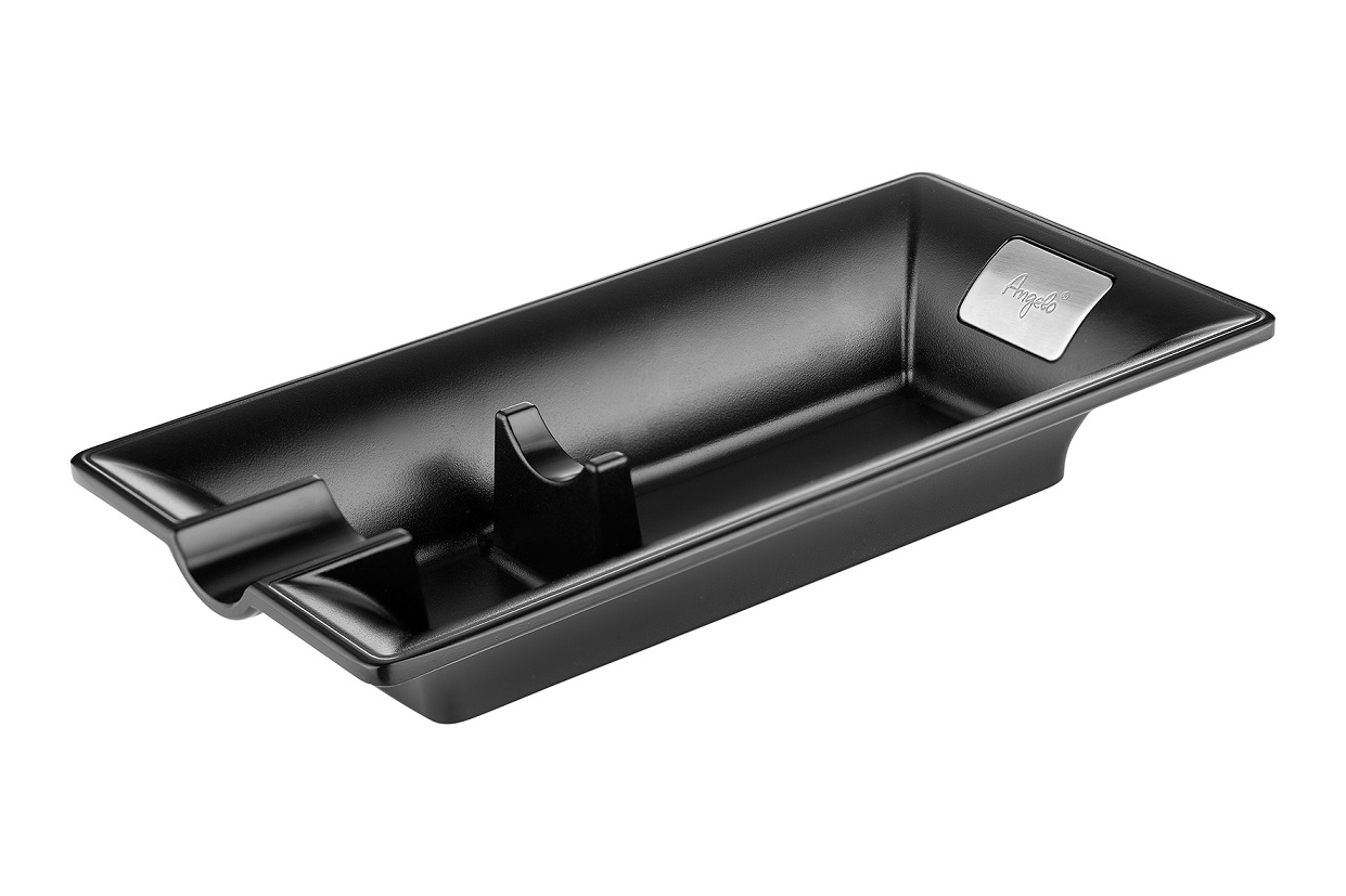 Cigarraskfat Angelo Svart - 1 cigarr