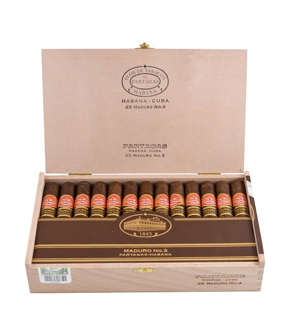 Partagas Maduro No.3 Box 25p
