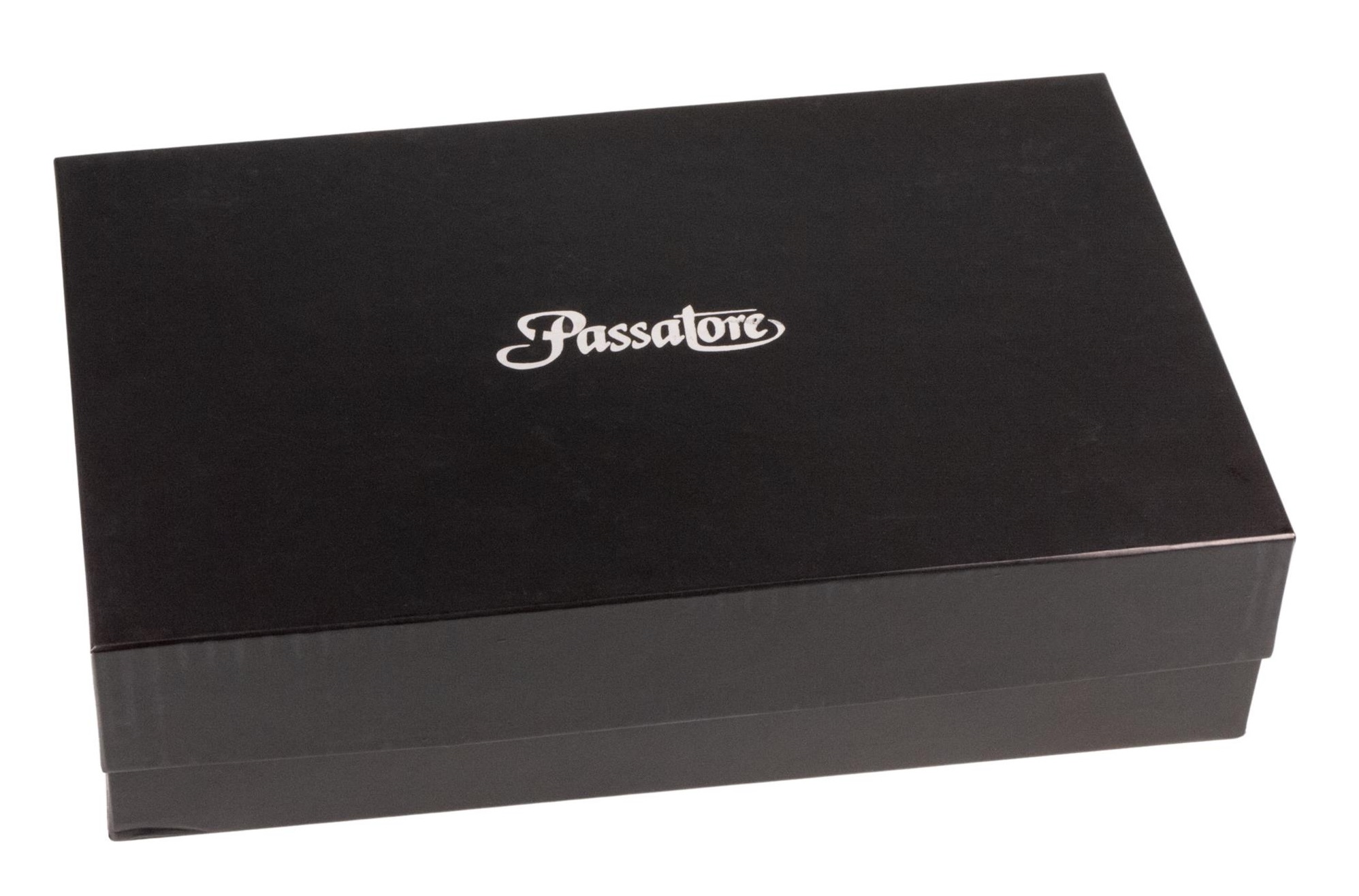 Passatore Cigarrväska i äkta läder - Svart Giftbox