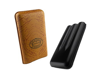 Partagas Cigarrfodral i äkta läder - 3 cigarrer - 2