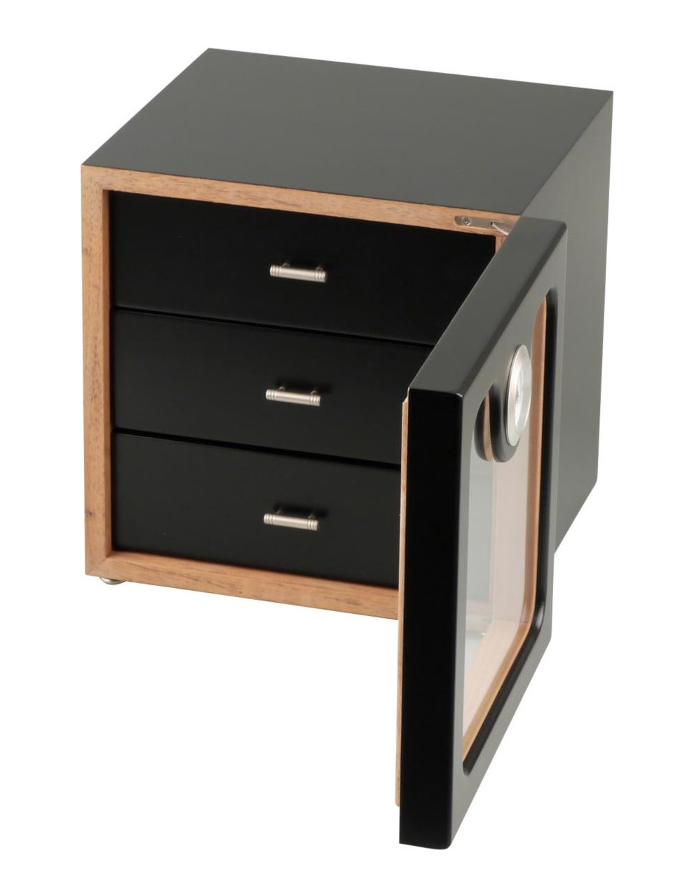 Humidor - Cigar Cabinet Black - 2