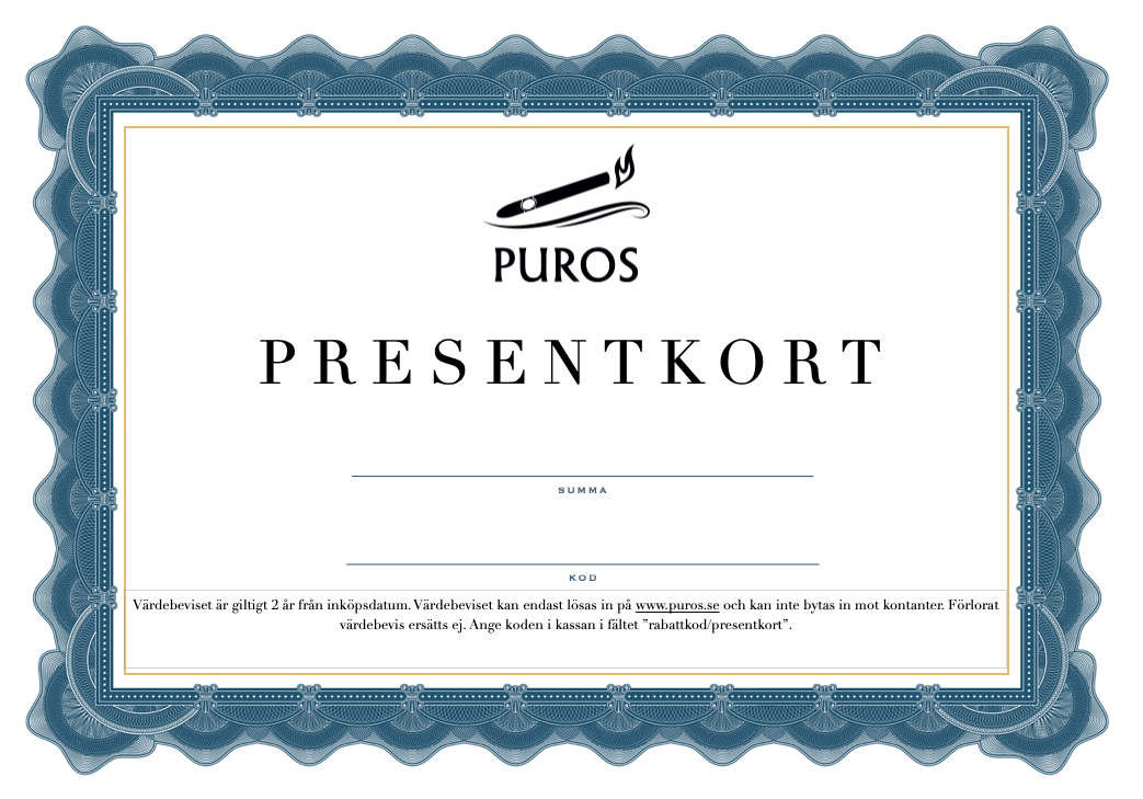 Presentkort 5000kr