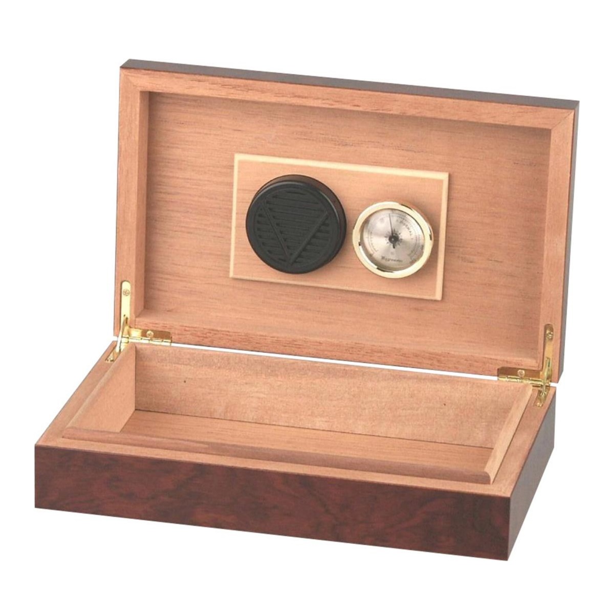 Humidor - Burl Wood/Cigarrmotiv - 2