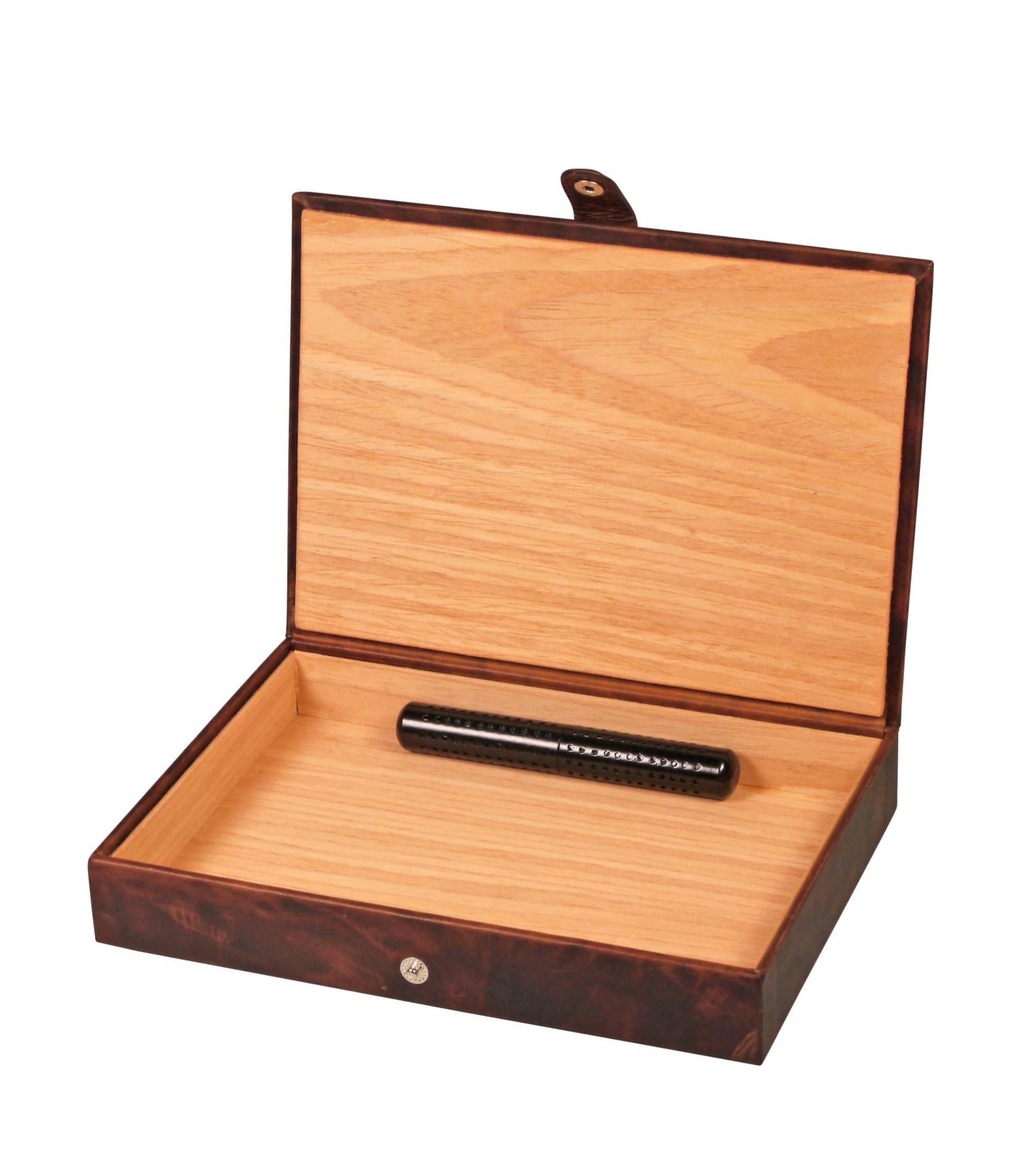 Humidor - Passatore Knapplås Antico/Brun - 2